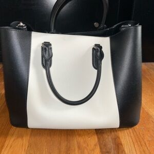 Chic Black and White Ralph Lauren Handbag